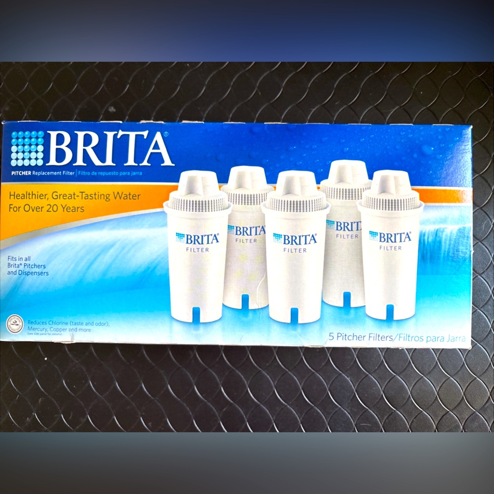 Brand New/Sealed Box of 5 BRITA Pitcher Filters